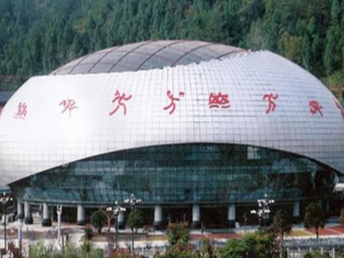 滁州体育中心球形网架加工安装